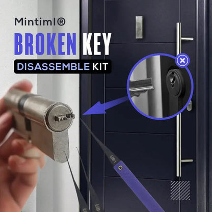 Mintiml® Broken Key Disassembly Kit | Locksmith Tools for Easy Key Extraction | Locking Repair Tool Set