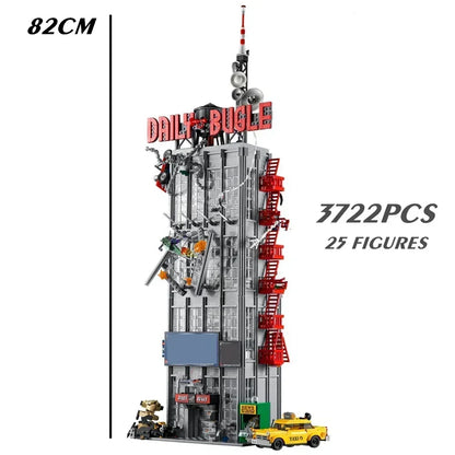 Newspaper Office Building Blocks Set — Anniversary Edition, Compatible with Lego, Perfect Christmas Gift 76178