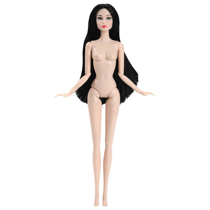 FR Supermodel 1/6 BABI Doll – Movable Joints, DIY Dress-Up Princess with Head & Body Accessories, White/Normal/Chocolate Skin