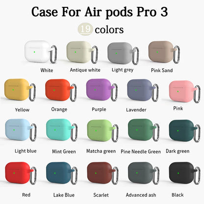 AirPods Pro 3 Silicone Case - Protective Bluetooth Earphone Cover for Apple AirPods Pro 3