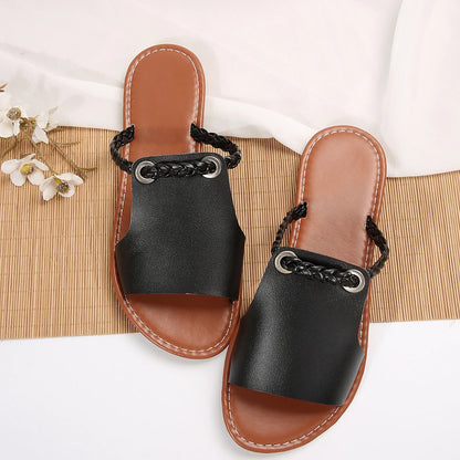 Women's Flat Sandals 2024 – Casual Summer Slippers, Bohemian Flip Flops, Beach Dress Slides Shoes