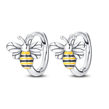2024 New 925 Sterling Silver Rectangular Hoop Earrings with Zircon - Golden Luxury Wedding Gift for Women