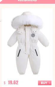 Children’s Winter Clothing Set – Baby Down Jacket Parka & Thick Snowsuit for Boys and Girls