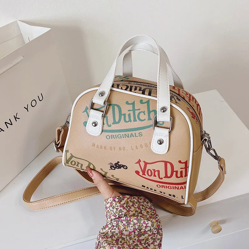 Large Capacity Crossbody Bag for Women - Retro Versatile Shoulder Purse Handbag