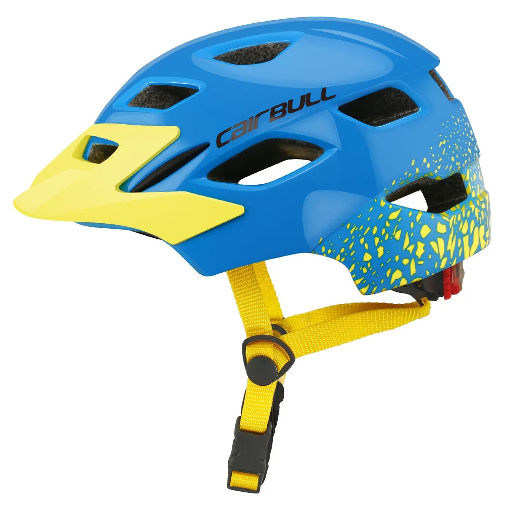 New LED Kids Balance Bike Helmet, Whirlwind Cycling Safety Helmet for Children, Road Bike Protective Gear