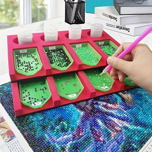 Diamond Painting Accessories Tray Organizer – Storage Boxes & Containers for Bead Sorting