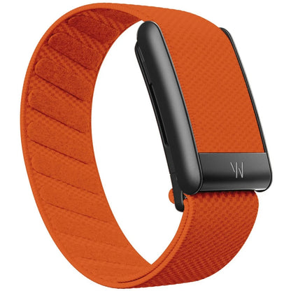 Whoop 5.0 Compatible Nylon Wristband - Black, Silver & Gold Woven Elastic Sports Replacement Strap