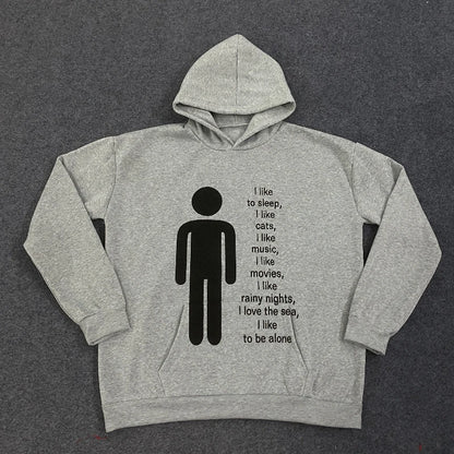 Y2K Harajuku Graphic Hoodie - Vintage Hip-Hop Punk Streetwear Sweatshirt for Men & Women