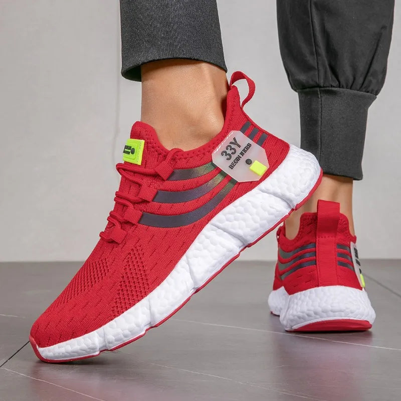 2024 Men's Breathable Sneakers – Comfortable Casual Running & Tennis Shoes for Summer