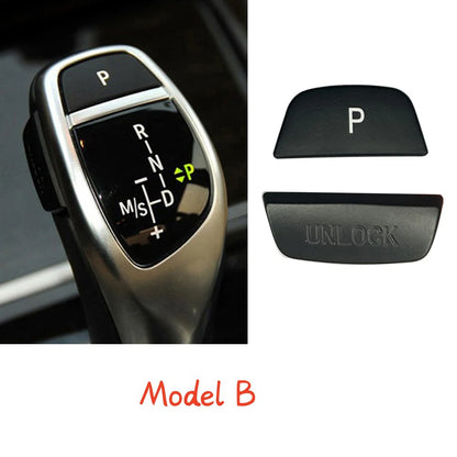 BMW Gear Shift Unlock Button Cover Sticker – Interior Trim Protection for 1–7 Series, X3–X6 (F20–F16 Models)