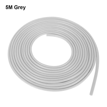 5M Transparent Car Door Edge Protector - PVC Anti-Scratch Anti-Collision Sealing Strip for Vehicle Door Protection & Trim