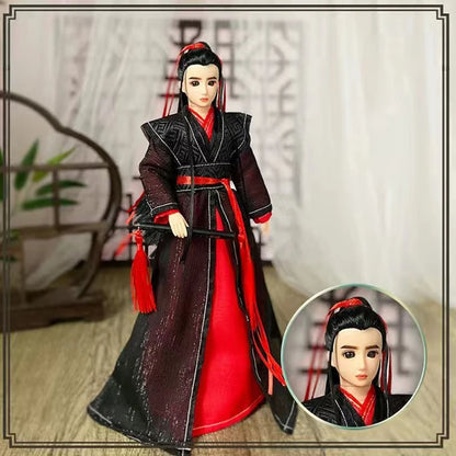 30cm 1/6 Prince Hero Man Doll – Chinese Ancient Costume Martial Arts Figure Desktop Decor Gift