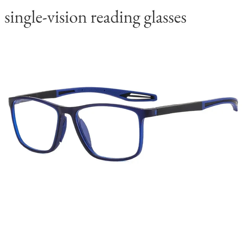 TR90 Photochromic Blue Light Reading Glasses – Ultralight Sports Eyewear for Men & Women, +1.0 to +4.0 Farsighted Lenses