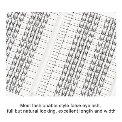 Individual Lash Extensions Kit – DIY Cluster Eyelash Book, False Lashes for Home Makeup