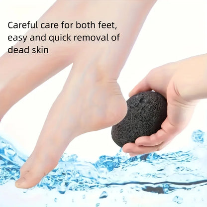 Natural Pumice Stone Foot & Hand File - Unscented Exfoliating Tool for Removing Rough Skin and Smoothing Feet & Hands