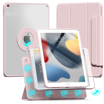 Magnetic Case for iPad 10.2, Air, Pro 11/12.9 & Mini 6 – Detachable Back Shell for 2022 Models
