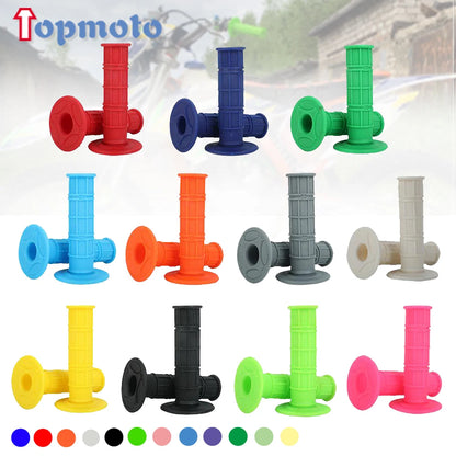22mm MX Gel Rubber Handlebar Grip — For CR, CRF, XR, YZ, WR, TTR, KX, KLX, RMZ, RMX, RM, TC, TE, FC, FE, ATV, Enduro, Motocross, Dirt, Pit Bike