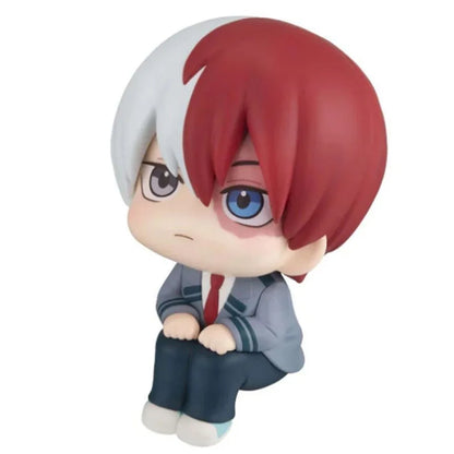 Super Cute Chibi Anime PVC Figures – My Hero Academia Style Izuku Midoriya, Katsuki Bakugo & Shoto Todoroki Collectible Toys
