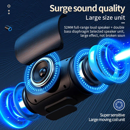 TSN-1 Portable Bluetooth Speaker - Wireless 5.3 Stereo Speaker with FM, USB, SD & AUX