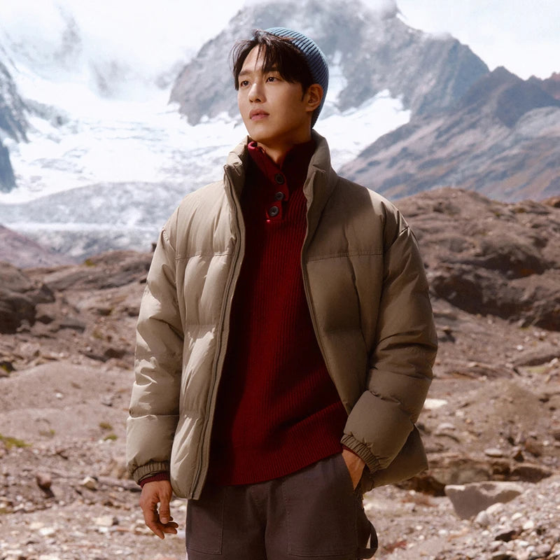 Semir 2024 Winter Down Jacket – Windproof, Waterproof Puffer Coat for Men and Women, Cold-Proof Outerwear for Couples