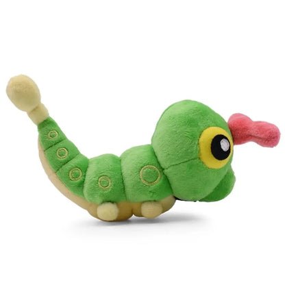 Caterpillar Green Plush Toy, Stuffed Animal, All Star Collection, 5-Inch Birthday Gift for Kids Boys & Girls, Decor