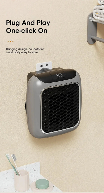 2025 Mini Space Heater – 800W Energy-Saving, Fast 3s Heating, Quiet Home & Office Hot Air Blower