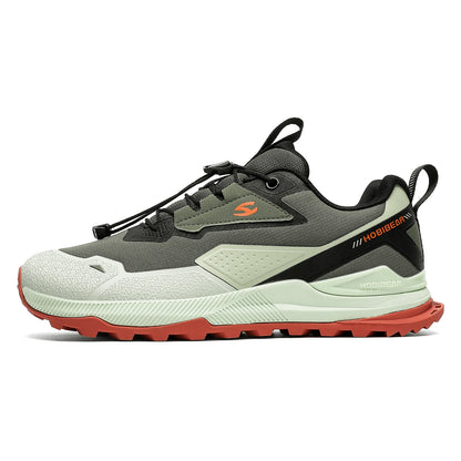 HOBIBEAR Hiking & Walking Shoes — Men’s & Women’s Non-Slip Elastic Band Sneakers, Comfortable Outdoor Running Shoes