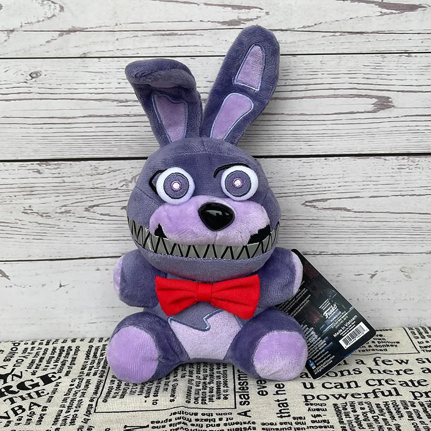 Five Nights at Freddy's (FNAF) Cute Plush Toys - 18 CM Bonnie Bear, Foxy, Cartoon Stuffed Dolls - Freddy Toys for Children - Gifts