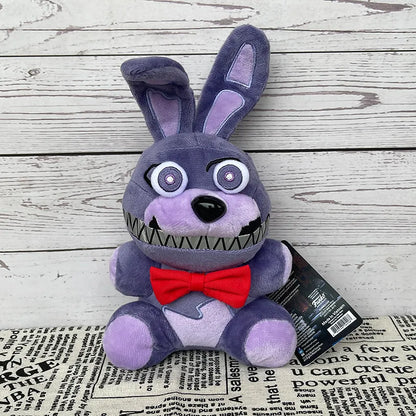 Five Nights at Freddy's (FNAF) Cute Plush Toys - 18 CM Bonnie Bear, Foxy, Cartoon Stuffed Dolls - Freddy Toys for Children - Gifts
