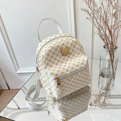 Classic Women’s Backpack – Fashionable School & Daily Shopping Bag for Girls
