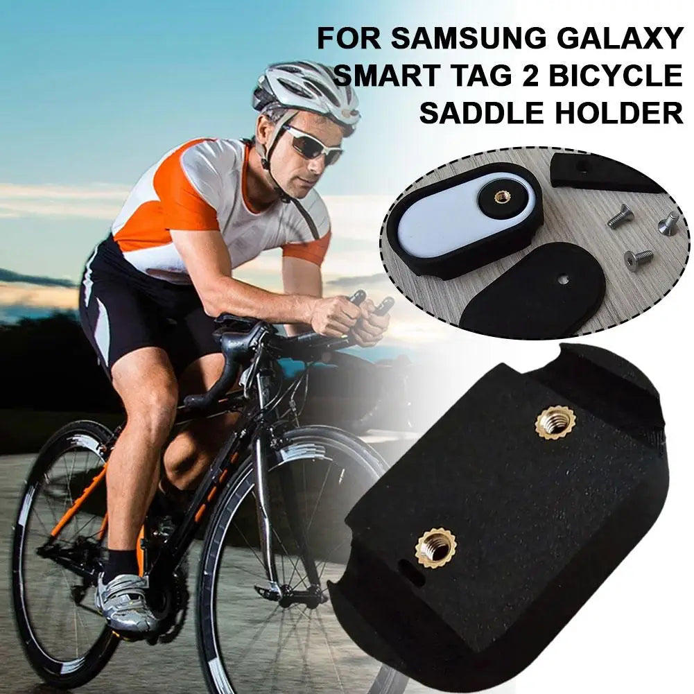 Samsung Galaxy SmartTag2 Bike Saddle Holder - Anti-Loss Shockproof Protective Case with Secure Mounting Bracket
