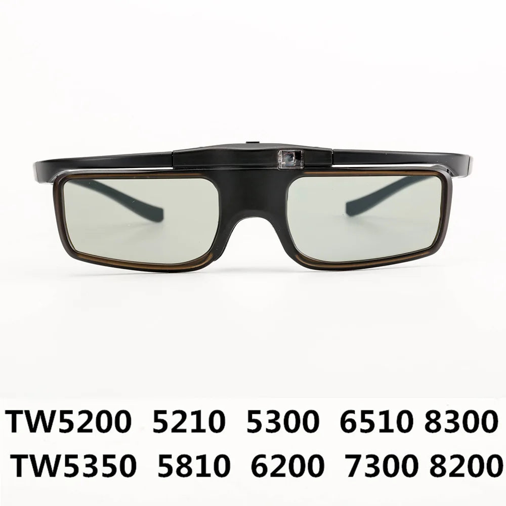 Active Shutter 3D Glasses — Rechargeable Bluetooth RF for Epson TW5700/5400/5600/930 & Sony, Samsung 3D TVs