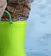 Shevalues Kids Waterproof Rain Boots – Non-Slip Toddler Boots with Easy-On Handles for Boys & Girls