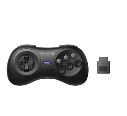 8BitDo M30 2.4G Wireless Gamepad – Sega Genesis & Mega Drive Mini Compatible Original Retro Controller for Classic Gaming