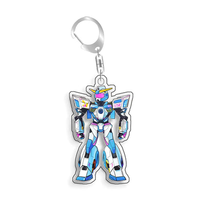 Gundam Freedom ZGMF-X10A Keychain - Recycled Acrylic Anime Backpack Pendant and Collectible Gift for Fans