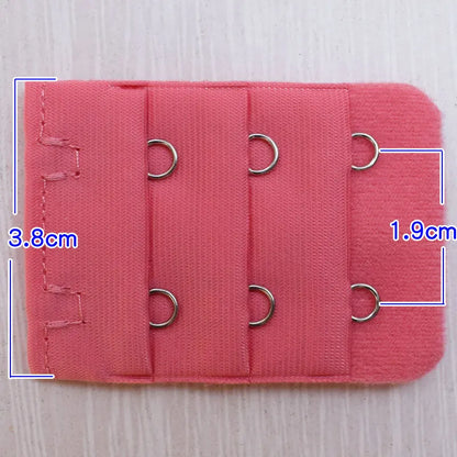 3.8cm 2-Hook Bra Extender Clip – Adjustable Back Belt Buckle for Women’s Underwear & Soft Bra Extension