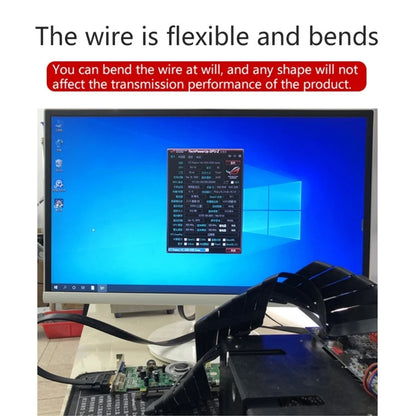 PCIe X16 GPU Riser Cable - High Speed Flexible Graphics Card Extension Adapter