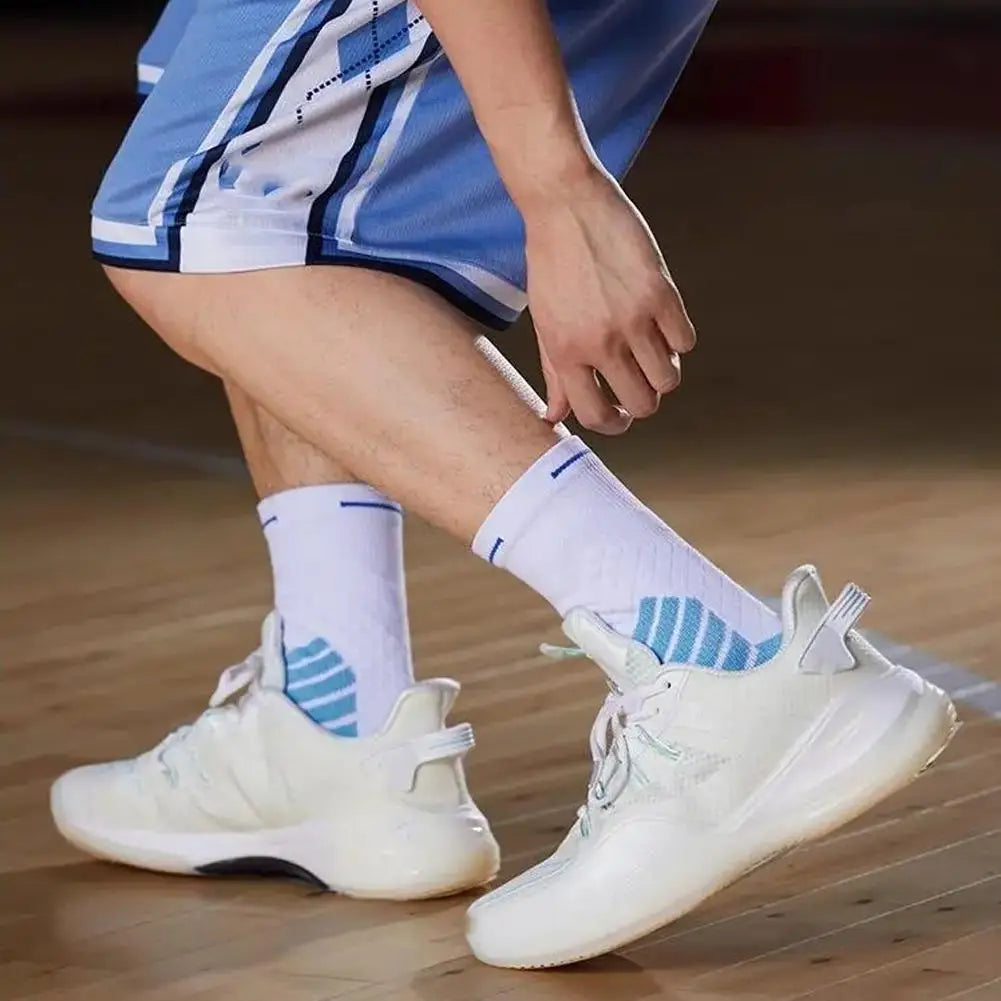 Bullfight 2.0 Men’s Basketball Socks - High-Top Thick Sports Socks for Running & Athletic Training