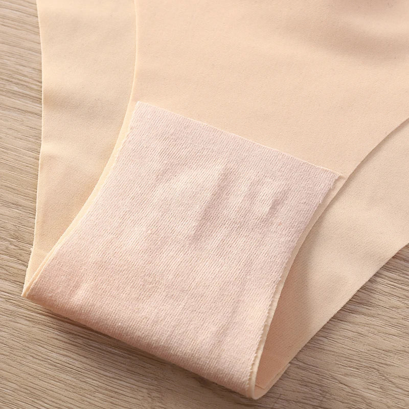 4 Pack Seamless No Show Thongs for Women – V-Waist Stretch, Breathable Sexy Underwear Panties