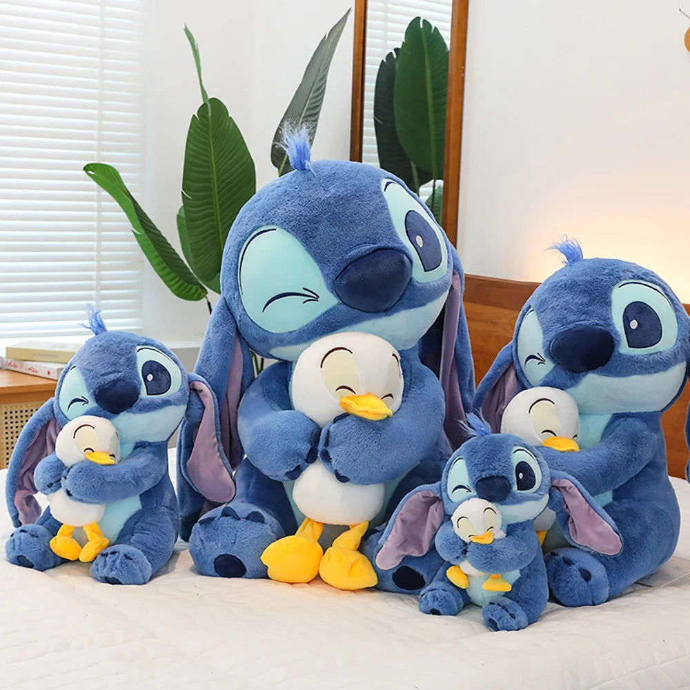 Lilo & Stitch Cute Cartoon Dolls – Kawaii Anime Soft Stuffed Pillow, Appease Toy, Birthday Gift for Boys & Girls