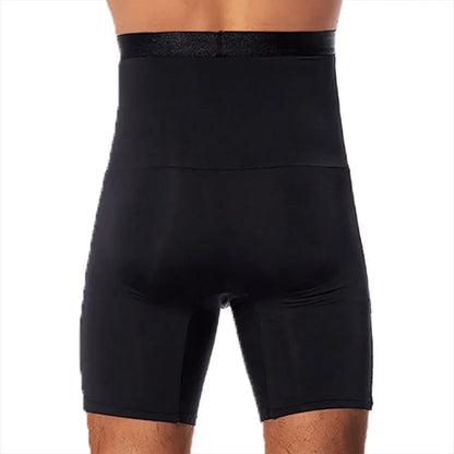 Men’s High Waist Tummy Control Shaper Shorts – Compression Body Shapewear, Belly Slimming Boxer Underwear & Waist Trainer Faja Pants