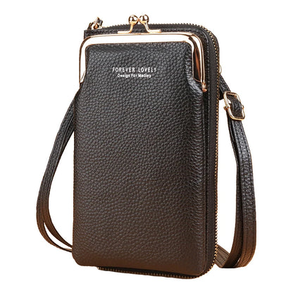 Long Women’s PU Leather Wallet – Double Zipper Tassel Clutch with Coin Purse & Card Holder