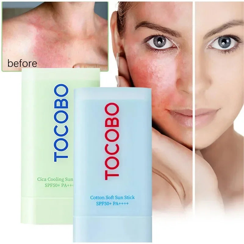 Original Sunscreen Stick – Refreshing Moisturizing, Natural Concealer, UV Protection, Brightens Skin, Easy to Carry