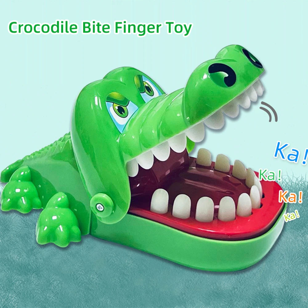 Crocodile Teeth Toy – Children's Finger Reaction Training, Lucky Game, Novelty Trick & Decompression Toy