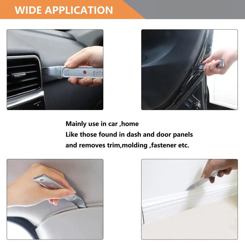 4140 Metal Pry Tool – Automotive Trim Removal Bar for Interior & Exterior Panels