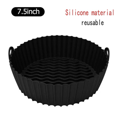 50Pcs Disposable Non-Stick Air Fryer Paper Liners – Round Baking Sheets Kitchen Airfryer Accessories for Easy Cooking & Cleanup