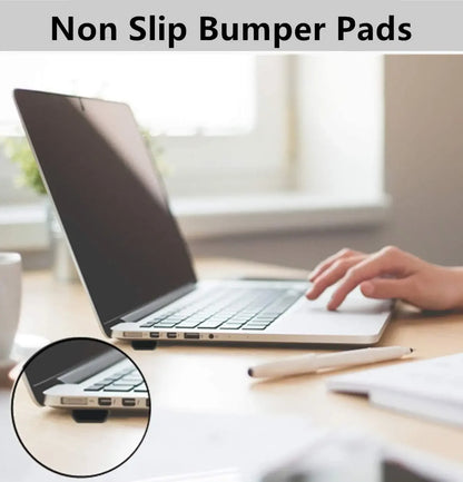 12Pcs Self-Adhesive Rubber Bumper Pads Square Feet for Electronics, Laptop, Speaker & Furniture Protection