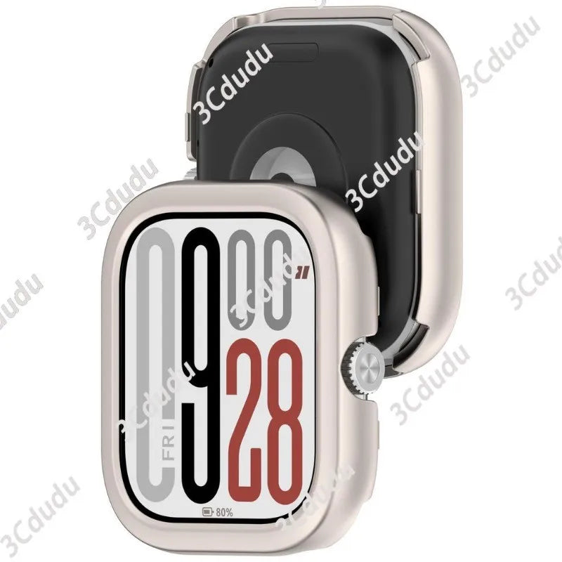 Slim Silicone Strap & Case - Soft Matte Protective Cover Bracelet for Redmi Watch 6/5/4 Active & 5 Lite