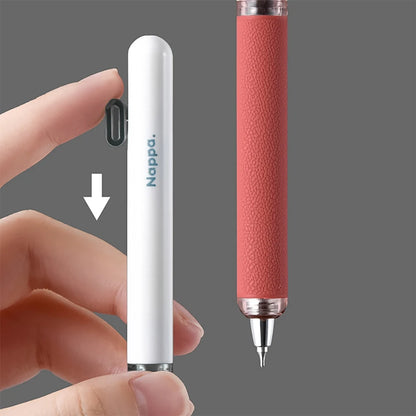 3-Piece Neutral Pens - Black Ink Student Writing Pens with Comfortable Grip
