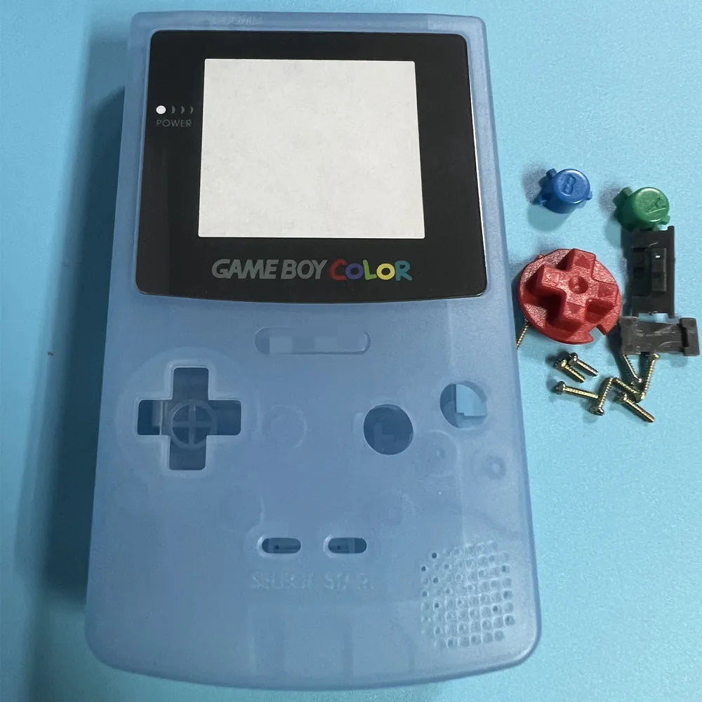 Game Boy Color Replacement Shell - Limited Edition Luminous Housing Case & Accessories